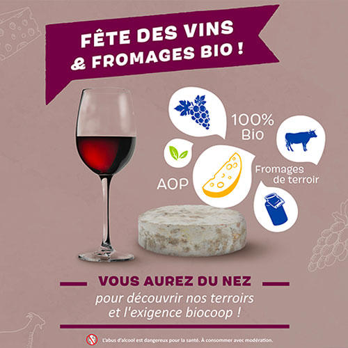 Biocoop le Grenier fête les vins et les fromages bio ! Biocoop le Grenier fête les vins et les fromages bio !