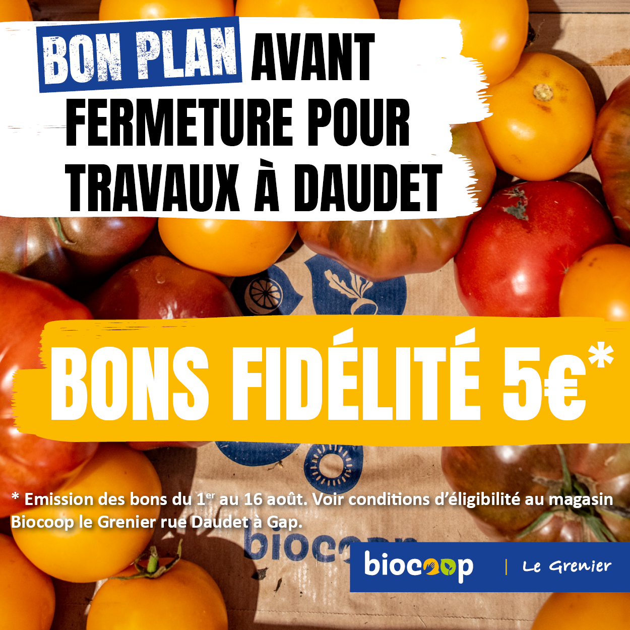 Bon d'achat fidélité : ce n'est qu'un au revoir Daudet...bonjour Tokoro ! Bon d'achat fidélité : ce n'est qu'un au revoir Daudet...bonjour Tokoro !