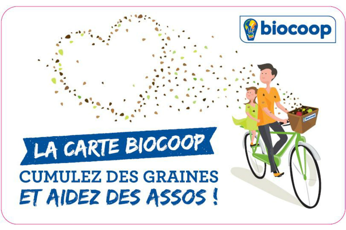 La carte Biocoop le Grenier change