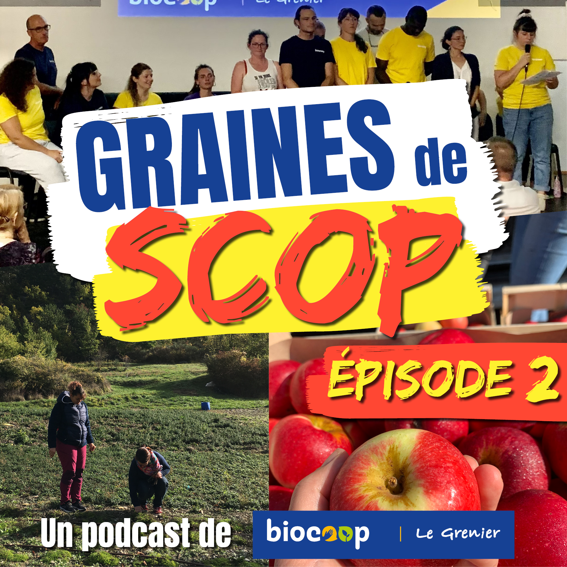 Ecoutez le 2e épisode de Graines de SCOP, le podcast du Grenier qui vous plonge dans notre transformation en SCOP ! 