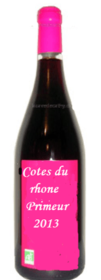 Côtes du Rhône primeur rouge 12.5° AOP 75cl Côtes du Rhône primeur rouge 12.5° AOP 75cl
