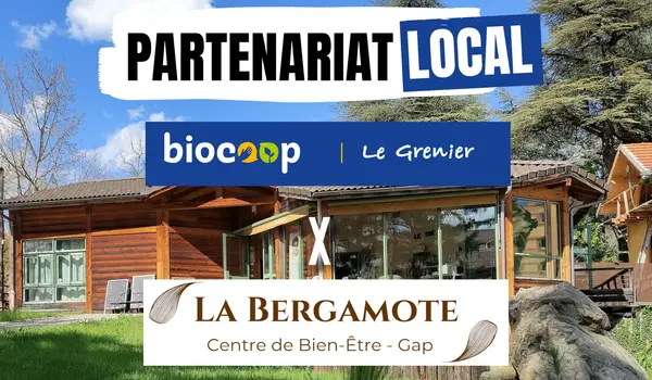 Partenariat commercial la bergamote X Biocoop le Grenier