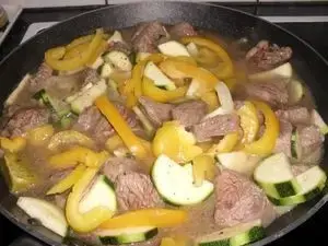 Boeuf mijoté au légumes d'été 