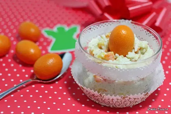 Riz au lait de noël aux épices et kumquats (vegan)