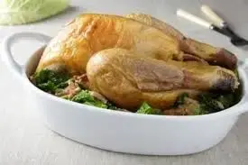 Pintade au chou
